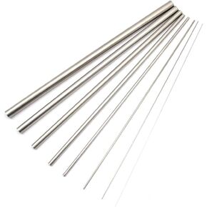 CCTVMTST 8 قطع أنابيب شعرية من الفولاذ المقاوم للصدأ 304، القطر الخارجي 0.5 إلى 12 ملم، الطول 300 ملم in Kuwait