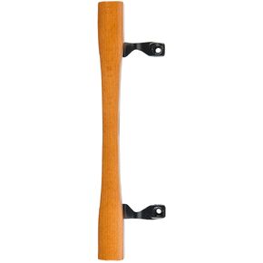 Wright Products - Replacement Oak Sliding Patio Door Inside Handle Set, Wood/Black - Internal Sliding Door Handle Kit