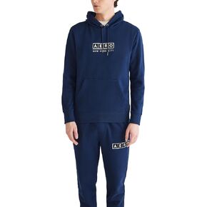 AEROPOSTALE Men's Aero Logo Popover Hoodie- Box Logo