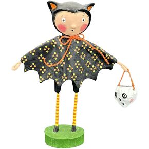 ESC Lori Mitchell Halloween 16715 Bat Behavior Bat Boy Trick or Treat Figurine, 6 Inches Tall, Multicolor