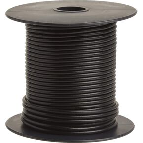 Woods Primary Wire, 16-Gauge, 100-Feet, Black, Copper, 19 Strand, for Electrical & Heating, Rough Electrical, Made in USA