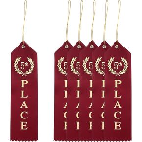 PATIKIL Award Ribbons, Winner Ribbons with Even Card and Rope Achievement Ribbons for Competition, Sport Even