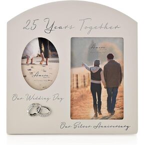 Arched Double Frame 25 years together - 25TH Anniversary