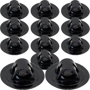 Veemoon 12pcs Motor Fixing Bracket Motor Mount Clip Plastic Motor Mount Stand Outboard Motor Mount Holder Mounting Bracket Kayak Motor Stand Holder Rubber Boat Motor Bracket Kayak Supplies