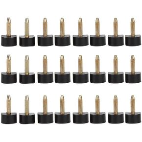 High Heel Tips Replacement,Heel Tip, High Heel Tip Non-Slip 24Pcs Heel Dowels Protector for Races, Weddings, Formal (13x13mm)