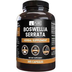 Pure Original Ingredients Boswellia Serrata (365 Capsules) No Magnesium Or Rice Fillers, Always Pure, Lab Verified