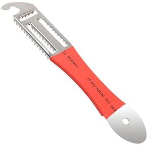 Fish Scaler Remover, Fish Scraper Fast Cleaning Fish Skin, Fish Scale Remover with Stainless Steel Sawtooth Easily Remove Fish Scales-Cleaning Brush Kitchen Descaler Tool