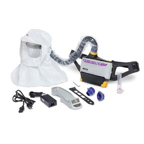 3M PAPR Respirator, Versaflo Powered Air Purifying Respirator Easy Clean Kit, TR-800-ECK, Intrinsically Safe, NIOSH Approved, Ready to Use All-in-One Respiratory Protection for Particulate