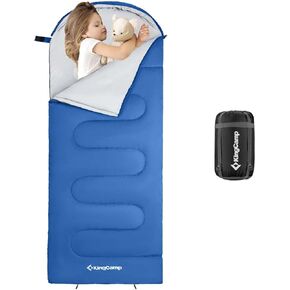 KingCamp Camping Sleeping Bags for Adults, Backpacking Lightweight Waterproof Warm Cold Weather Sleeping Bag, Camping Gear for Camping Hiking Outdoor Travel Hunting with Compression Bag