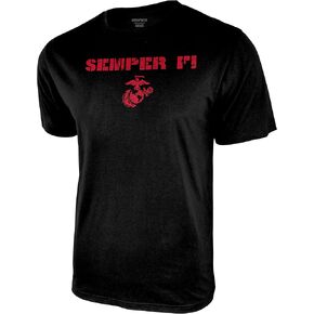 Icon Sports Men's U.s. Marine Corps Short Sleeve T-Shirt