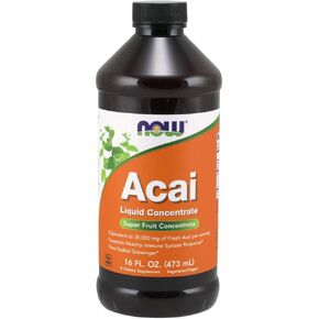 NOW Supplements, Acai Liquid, Supports Healthy Immune System Response*, Super Fruit Concentrate, 16-Ounce