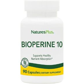 Bioperine 10, 90 Capsules, NaturesPlus