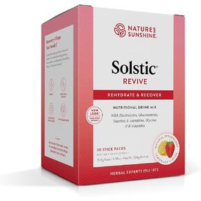 Nature's Sunshine Solstic Revive, 30 Packets | Post Workout Recovery Drink with Vitamin C, Vitamin E, and Calcium to Support Bone Health and Replenish Important Nutrients