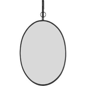 Creative Co-Op Framed Oval Wall Mirror with Hanging Bracket