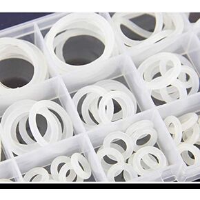 225 PCS Clear Food Grade Silicone O Rings Rubber Set O Ring Silicone Seal Kit