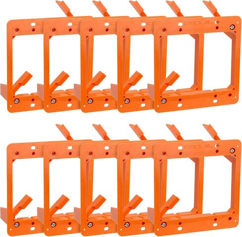 Cmple - Low Voltage Mounting Bracket 1 Gang Multipurpose Drywall Mounting Wall Plate Bracket – Single Gang in Saudi Arabia