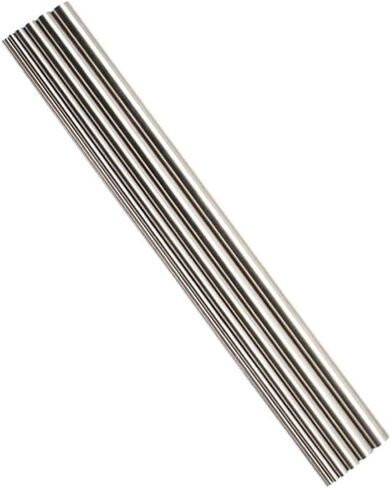 CCTVMTST 8 قطع أنابيب شعرية من الفولاذ المقاوم للصدأ 304، القطر الخارجي 0.5 إلى 12 ملم، الطول 300 ملم in Kuwait