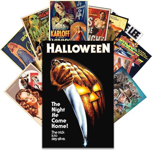 HK Studio Vintage Movie Posters Aesthetic - Classic Movie Theater Decor 8" x 12" Pack 12 in Saudi Arabia