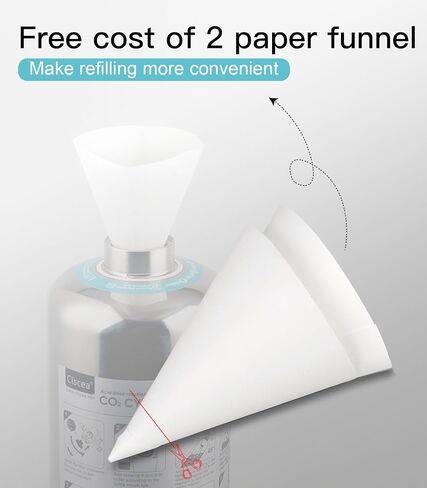 مجموعة مولد ثاني أكسيد الكربون لحوض السمك من Clscea مع 400 جرام + 400 جرام من المواد الخام، G702S in Kuwait