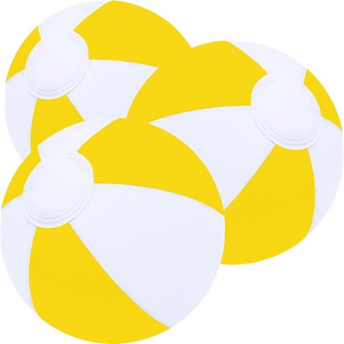 3 Pack Beach Balls, Large Inflatable Beach Balls Bulk for Parties, Beach, Pools & Play in Saudi Arabia