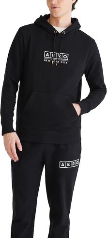 سترة بغطاء للرأس بشعار Aero Popover للرجال من AEROPOSTALE - شعار الصندوق in Saudi Arabia