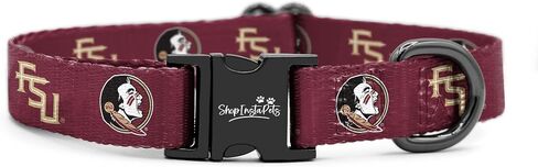 Florida State Seminoles Collars and Leashes | Officially Licensed | Adjustable-Fits All Pets! (Large Collar) in Kuwait
