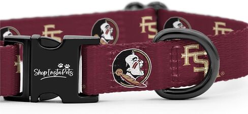 Florida State Seminoles Collars and Leashes | Officially Licensed | Adjustable-Fits All Pets! (Large Collar) in Kuwait