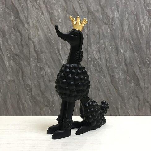 تمثال بودل أسود من Artgenius Golden Crown، صغير (أسود) in Saudi Arabia