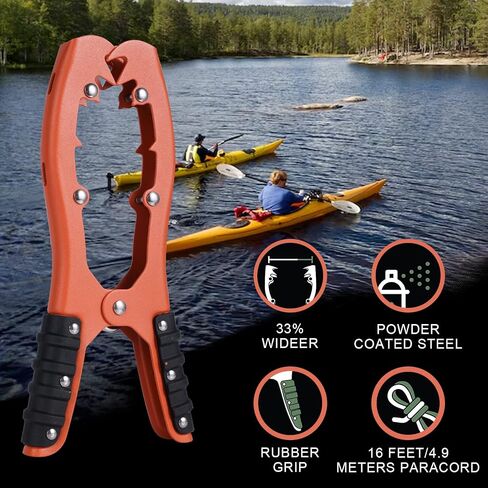 SAVITA Kayak Grip Anchor, Kayak Fishing Accessories Equipment Kayak Brush Gripper Brush Clamp Anchor with Teeth Rubber Grips for Kayaking Boat Canoe in Saudi Arabia