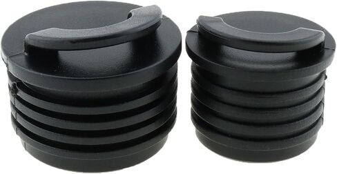 heyous 8PCS Kayak Scapper Plug Kit Universal Kayak Scapper Plug Kit Kayak Marine Boat Plug Bug Marine Boat Scapper Stoppers Plugs Bungs Replacement for Kayak Canoe Boat Drain Holes, Black in Saudi Arabia