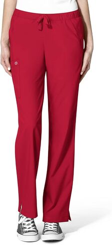 Women's Drawstring Scrub Pant, Red, 3X TAL in Saudi Arabia