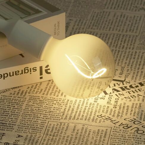 ONEWISH LED Light Bulb, G95 LED Globe Bulbs, Warm White 300LM 2700K 4W, 35W Equivalent, E26 Standard Base,LED Edison Light Bulb for Home Decor,1 Pack in Saudi Arabia