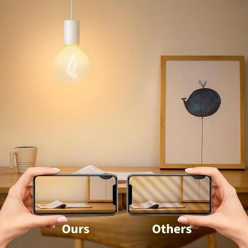 ONEWISH LED Light Bulb, G95 LED Globe Bulbs, Warm White 300LM 2700K 4W, 35W Equivalent, E26 Standard Base,LED Edison Light Bulb for Home Decor,1 Pack in Saudi Arabia