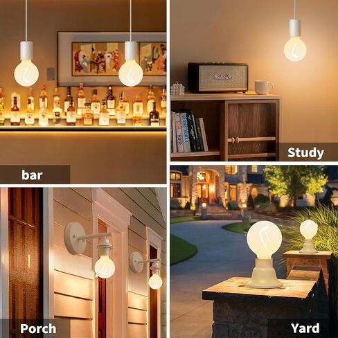 ONEWISH LED Light Bulb, G95 LED Globe Bulbs, Warm White 300LM 2700K 4W, 35W Equivalent, E26 Standard Base,LED Edison Light Bulb for Home Decor,1 Pack in Saudi Arabia