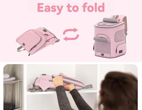 بتس فيت حقيبة ظهر للكلاب للقطط والكلاب والخنزير الغيني والارانب، شنطة متينة ومريحة للحيوانات الاليفة in Kuwait