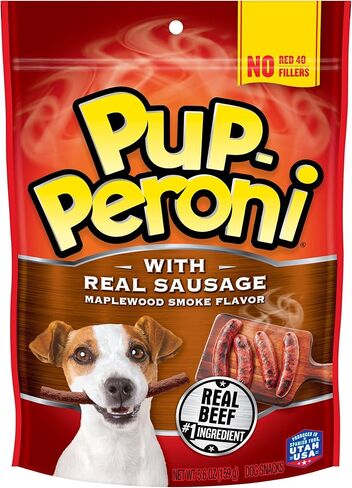 Pup-Peroni Beef Brisket, Hickory Smoke Flavor Dog Treats, 5.6 Ounce (Pack of 8) in Kuwait