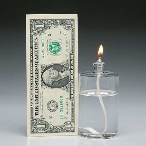 Firefly 3-Ounce Refillable Glass Liquid Candle - Votive Size Emergency Candles - Replacement for Liquid Paraffin Disposable Fuel Cells - Great Emergency Candles. in Saudi Arabia