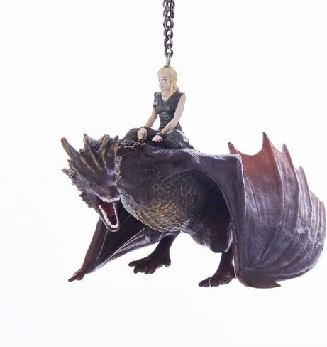 Kurt S. Adler Kurt Adler 5" Game of Thrones Daenerys with Dragon Ornament in Saudi Arabia