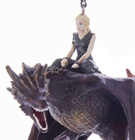 Kurt S. Adler Kurt Adler 5" Game of Thrones Daenerys with Dragon Ornament in Saudi Arabia