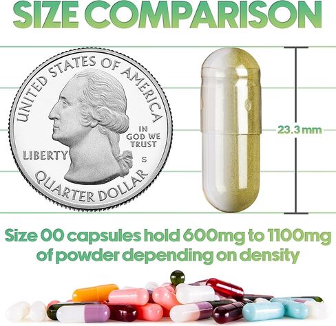 XPRS Nutra Delayed Release Size 00 Empty Capsules - 100 Count Clear Empty Vegan Capsules - Vegetarian Empty Pill Capsules - DIY Vegetable Capsule Filling - Veggie Capsules Gel Caps in Saudi Arabia
