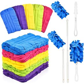 15 قطعة منفضة قابلة لإعادة الاستخدام، منافض للتنظيف، عبوات منفضة شديدة التحمل مع قطعتين من المقبض الممتد وقطعتين من المقبض القصير، وسادات منفضة قابلة للغسل لمروحة السقف الصلبة ونافذة الخشب الصلب in Kuwait