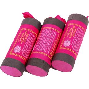 Ancient Tibetan White Lotus Incense- for Mediation, Yoga, Prayer, Aromatic Medicine, Stress Reliever, Calmness(Bundle of Three)
