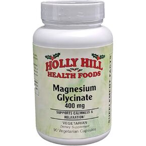 Magnesium Glycinate 400mg, 90 Vegetarian Capsules