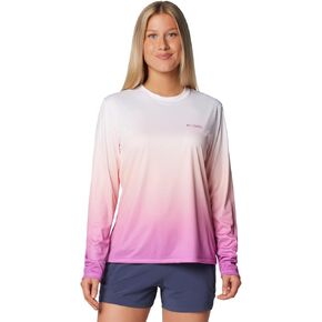 Columbia Women's Super Tidal Tee PFG Rookery Palms Fade