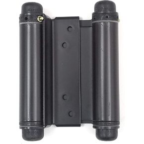 Hinge Outlet Double Action Spring Hinge 4 Inch Oil Rubbed Bronze for Cafe Saloon Doors, Sold Individually