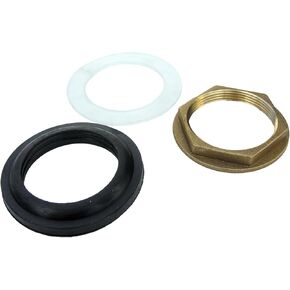 LASCO 03-1961 Rough Brass Material Pop Up Locknut and Seal Kit, 1 1/2-Inch