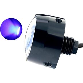 Besramtic Underwater Boat Lights LED Drain Plug Lights for Boats RGB Multi Color Waterproof Wireless Remote Controller and Rocker Switch 1/2 Inch NPT 12-24 Volts (FCC Certification)