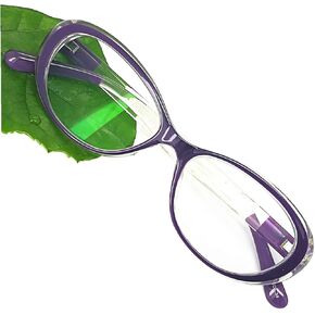 Reading Glasses Blue Light Blocking - Oval Computer Eyeglasses Frames for Women
