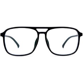 Aviator Reading Glasses for Women Men TR90 Square Blue Light Standard Anti-Reflective Coating Readers