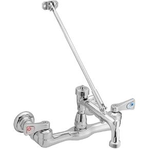 Moen 8124 Commercial M-Dura Two-Handle Service Sink Faucet with Vacuum Breaker and 2.5-Inch handles, Chrome